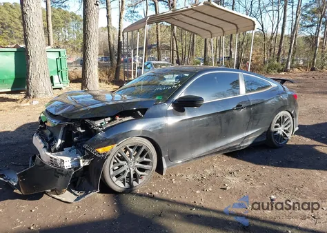 2020 Honda Civic Si Coupe из США, поврежденный, VIN 2HGFC3A55LH752341